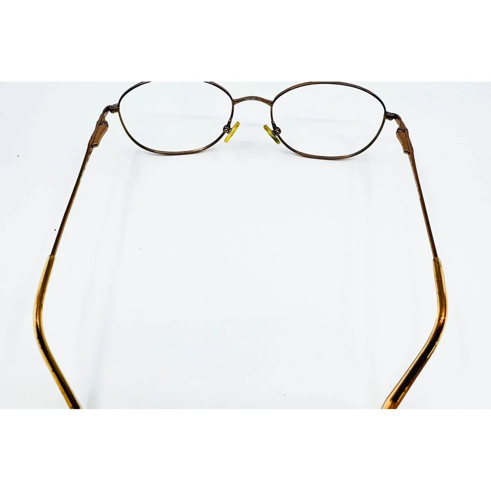Saks Fifth Avenue Eyeglasses Women Brown Oval S5A 199T 52-18-135